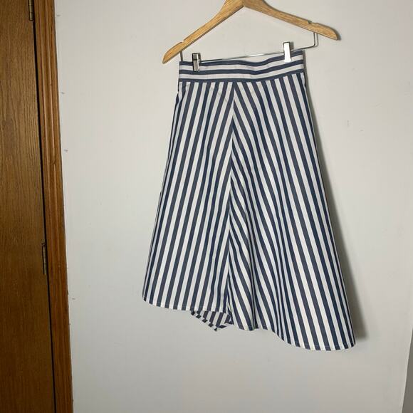 Womens Anthropologie Maeve Sea Stripe Skirt Blue & White, Size 2 EUC! - Picture 3 of 5